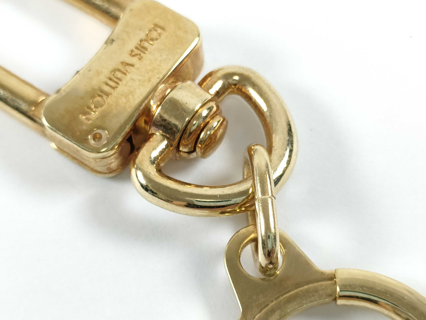 LOUIS VUITTON Anocre Key Ring Metal Gold M62694 Key Case/Key Holder