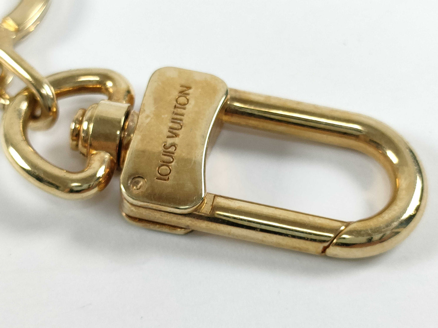 LOUIS VUITTON Anocre Key Ring Metal Gold M62694 Key Case/Key Holder