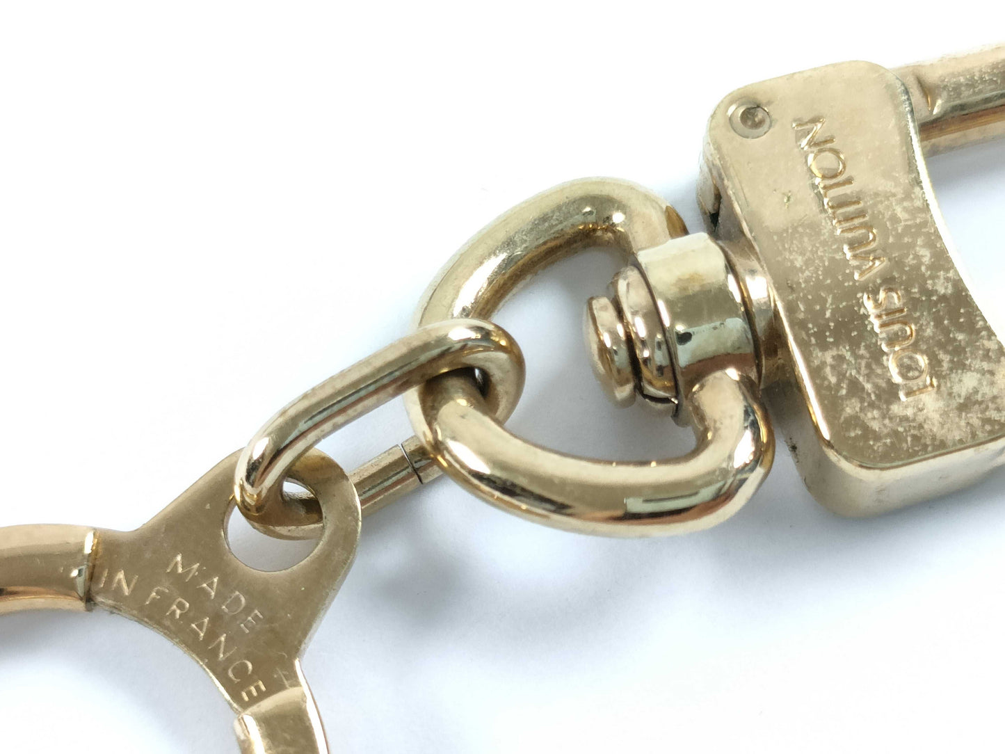 LOUIS VUITTON Anocre Key Ring Metal Gold M62694 Key Case/Key Holder