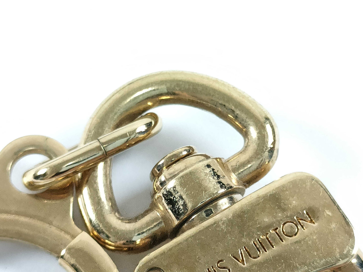 LOUIS VUITTON Anocre Key Ring Metal Gold M62694 Key Case/Key Holder