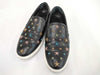 JIMMY CHOO Star Stud Slip-On Leather Sneakers, Black x Multi, #42