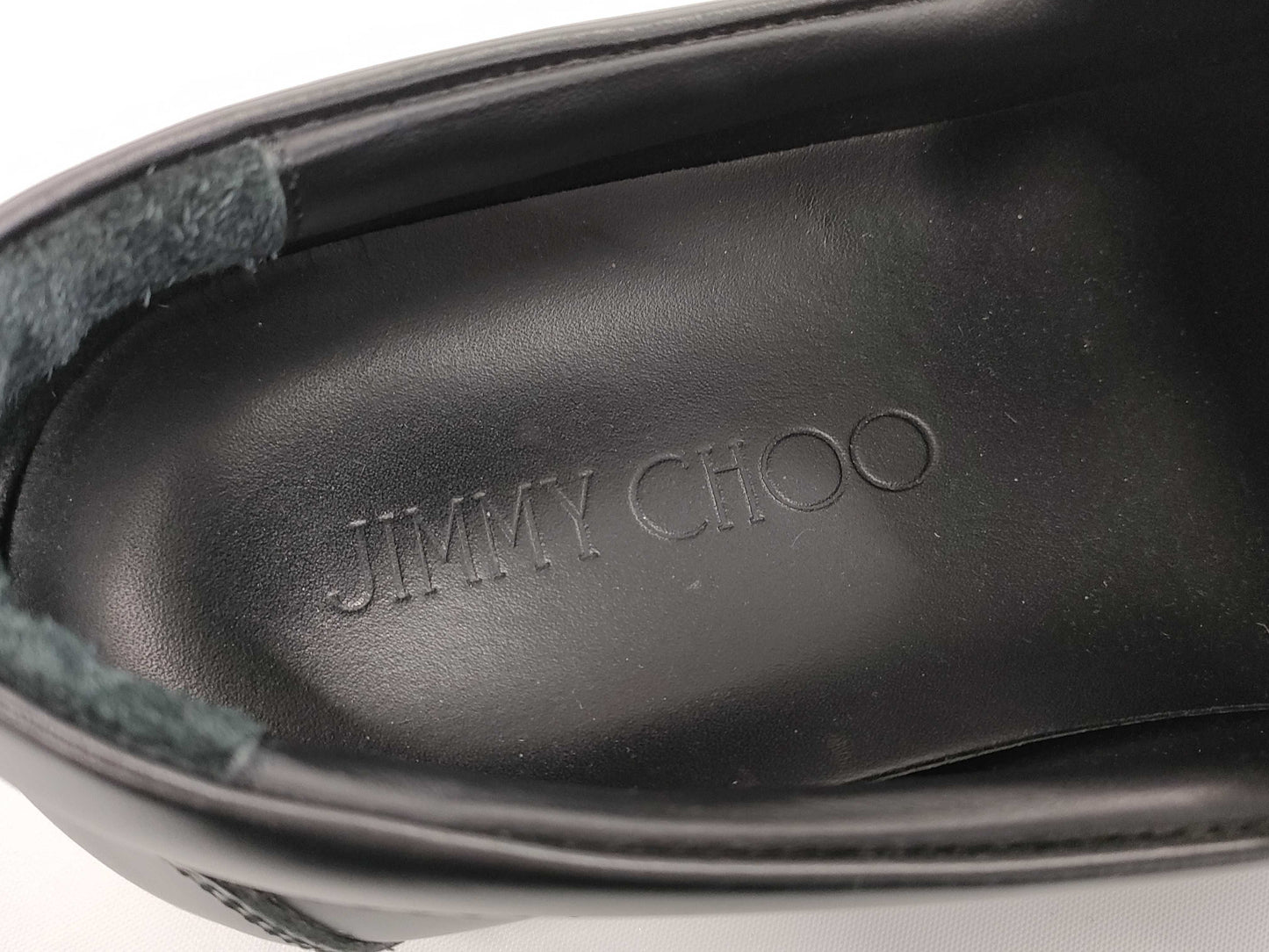 JIMMY CHOO Star Stud Slip-On Leather Sneakers, Black x Multi, #42