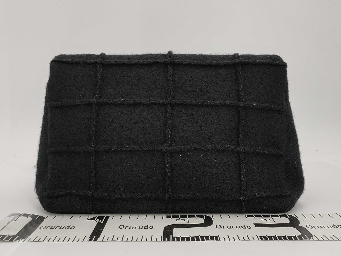 CHANEL Chocobar 2.55 Chain Shoulder Bag in Black Felt A37590 5838545 Shoulder Bag