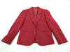 BURBERRY Wool Jacket, Red, Size 5Y1, C-TK83 Jacket