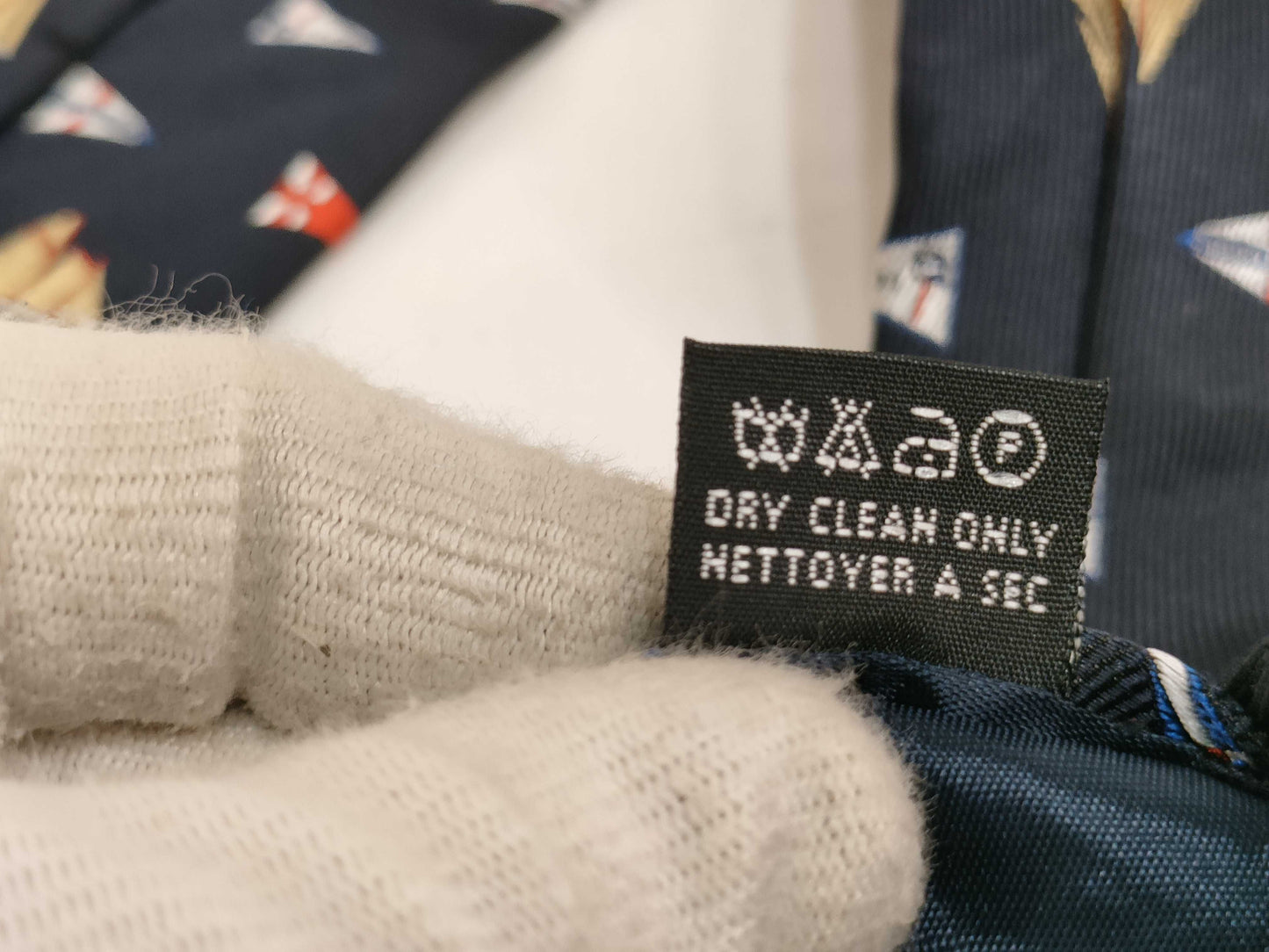LOUIS VUITTON LV Cup Tie Silk Navy x Multi Other Accessories