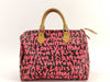 LOUIS VUITTON Graffiti Speedy 30 Boston Bag, Fuchsia and Brown, M93704 AA0039
