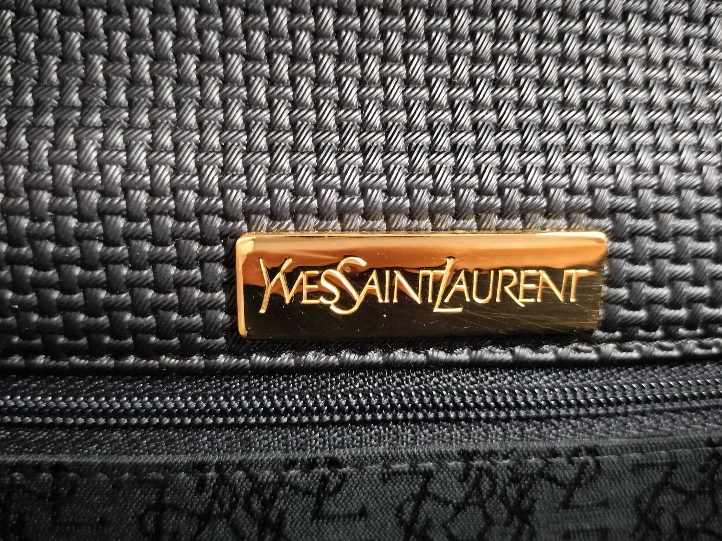 Yves Saint Laurent YSL Logo 2-Way Handbag, Two-Tone