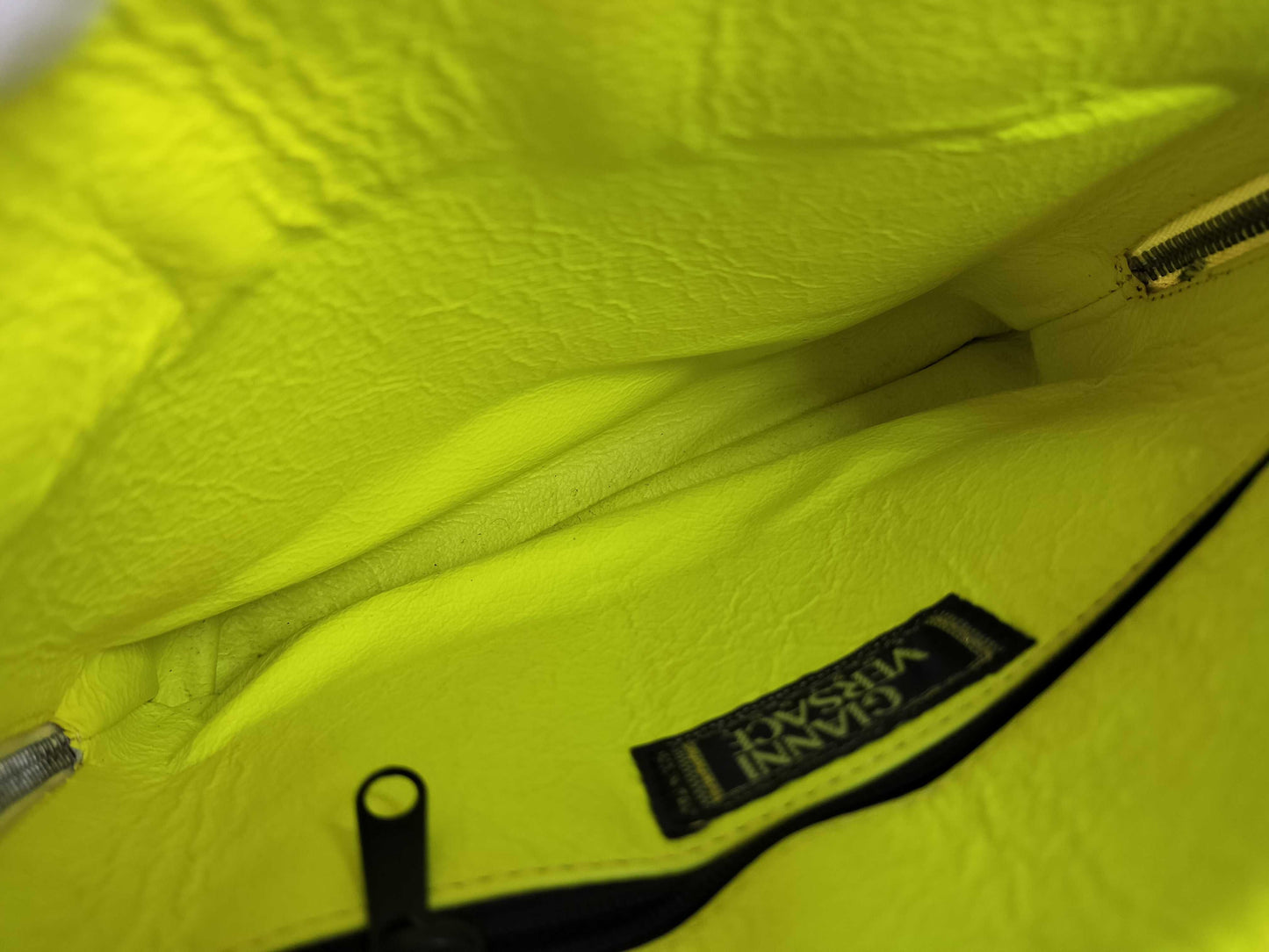 VERSACE Leather Medusa Logo Handbag