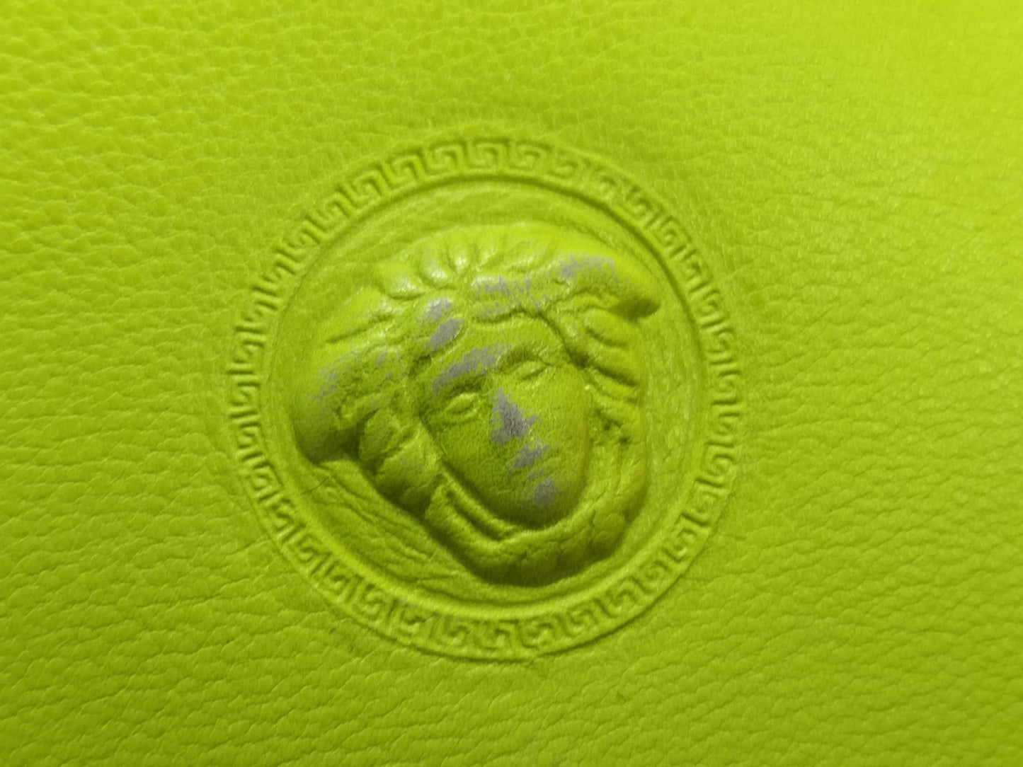 VERSACE Leather Medusa Logo Handbag