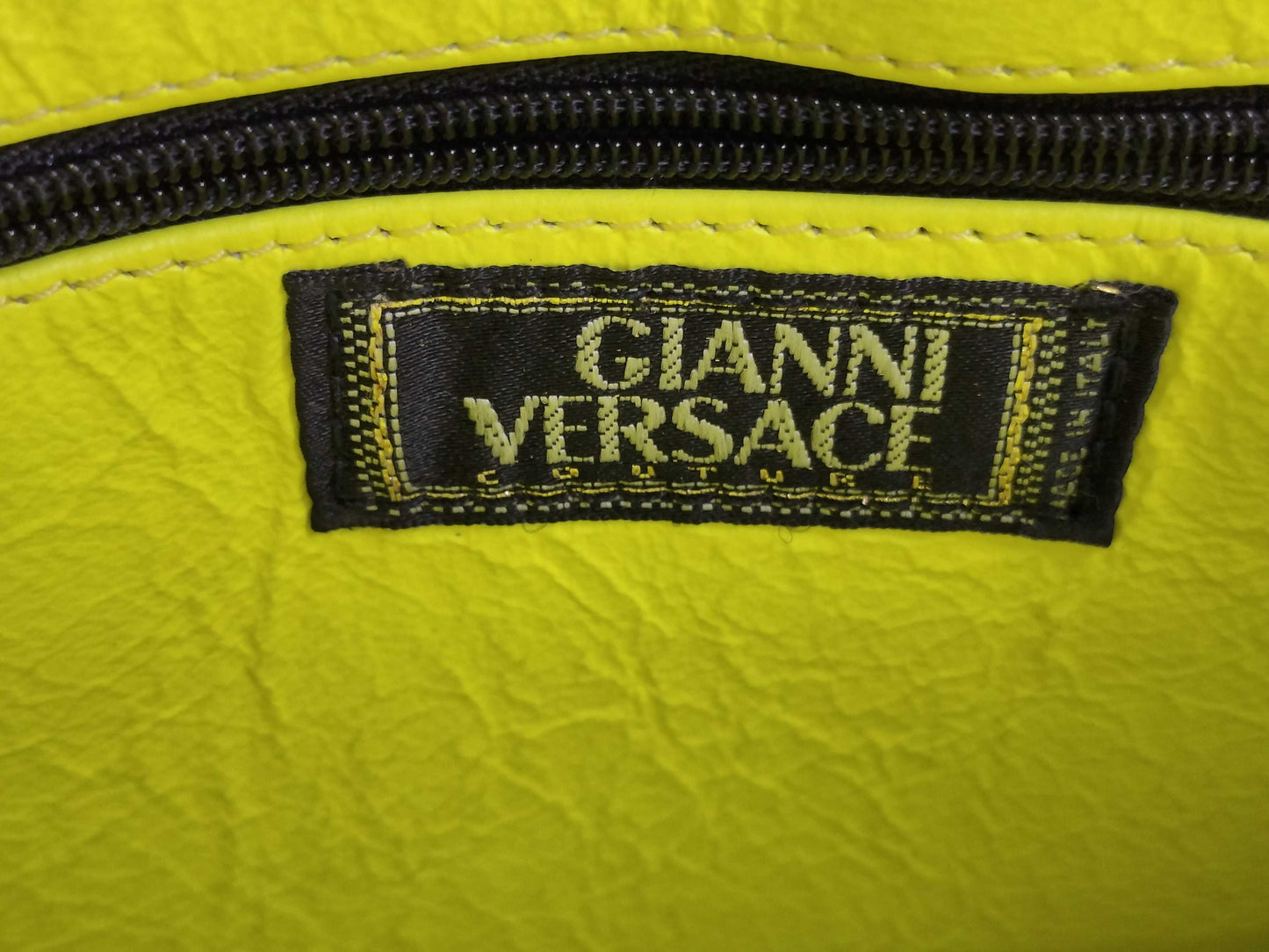 VERSACE Leather Medusa Logo Handbag