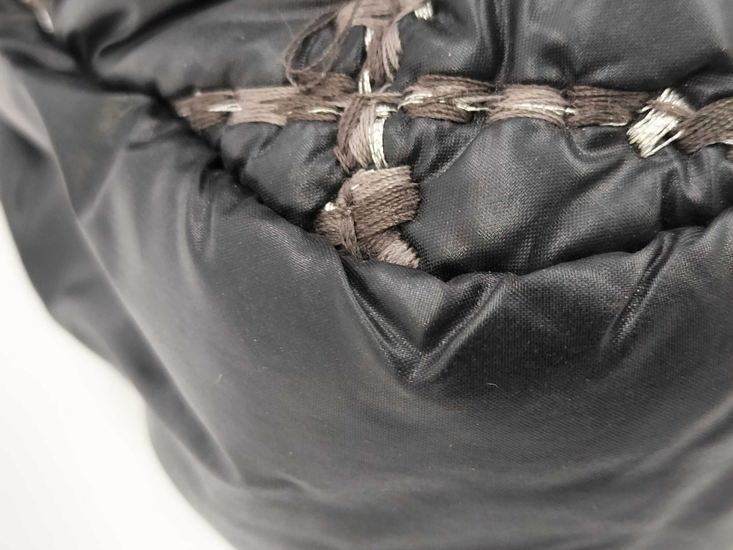 CHANEL Parisian Bubble Quilt Double Chain Shoulder Bag No. 14