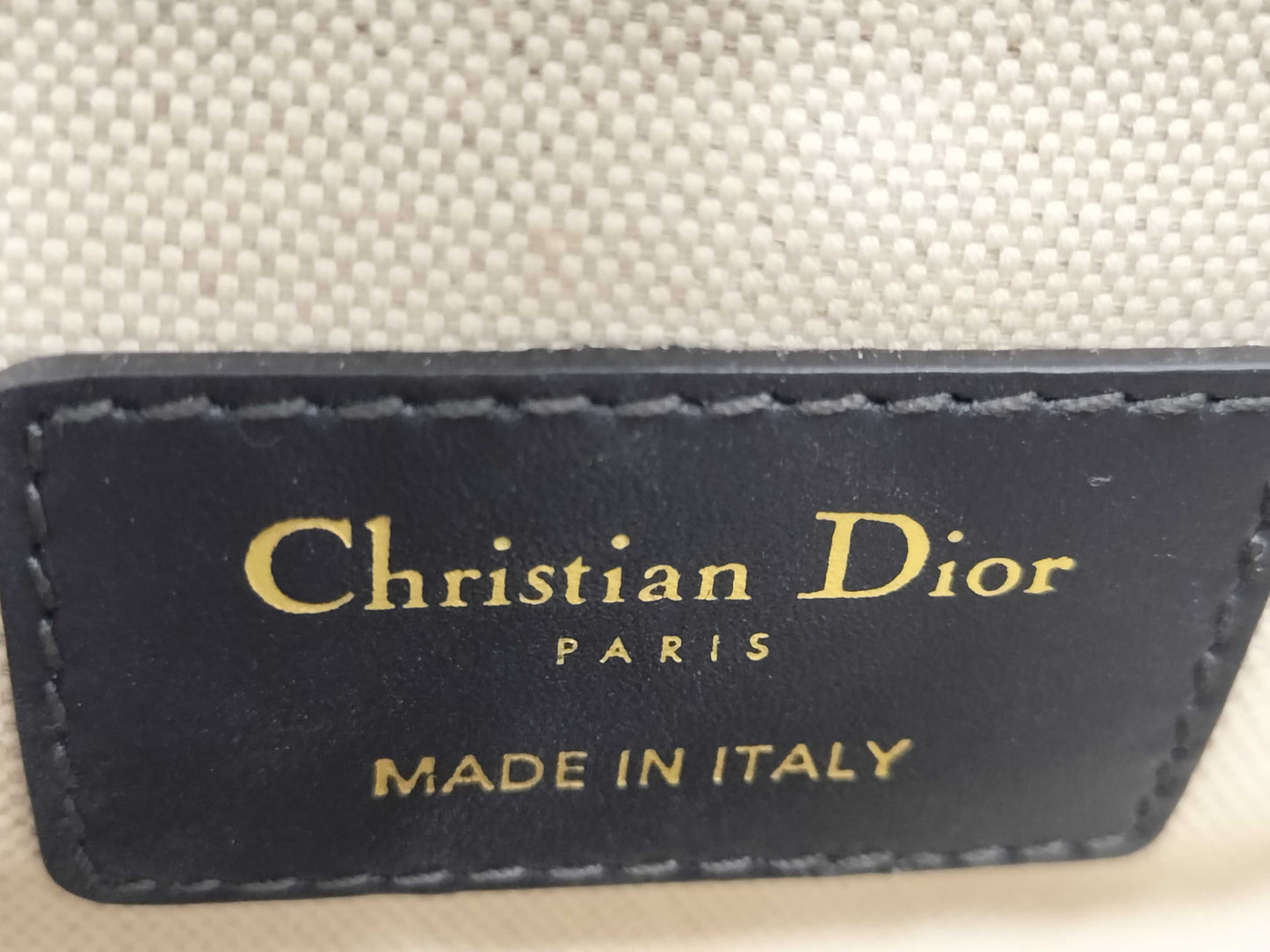 Dior Oblique Saddle Bag Canvas Shoulder Bag