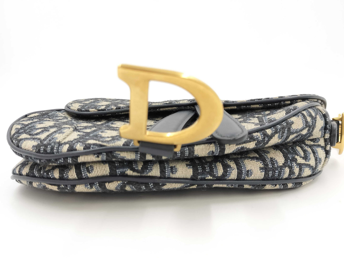 Dior Oblique Saddle Bag Canvas Shoulder Bag