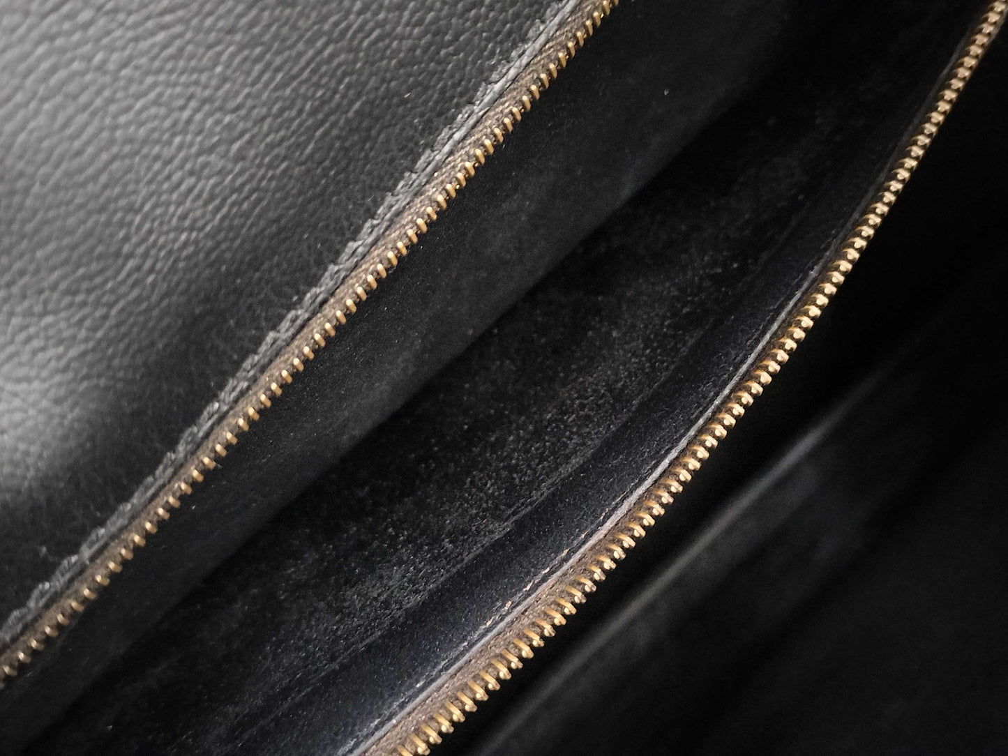 HERMES Birkin 40 Couchvel Black Handbag with 〇X Stamp