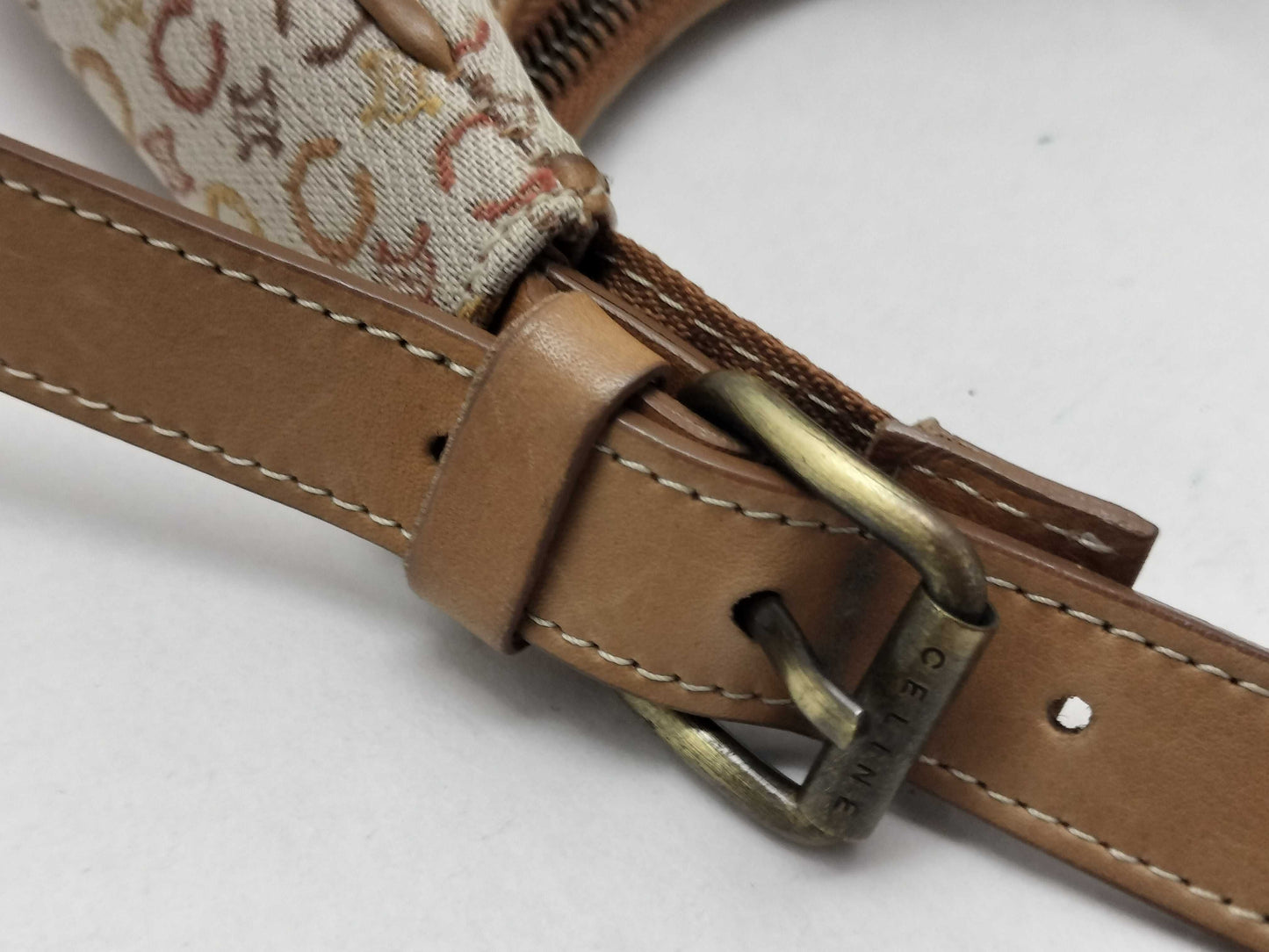 CELINE C Macadam One-Shoulder Shoulder Bag