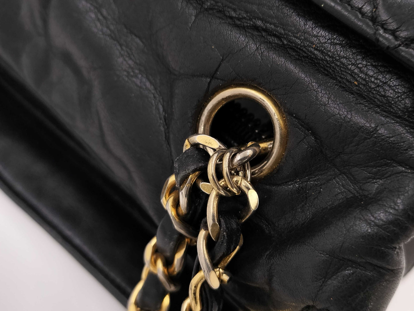 CHANEL Lambskin Tote Bag, Black, No. 1