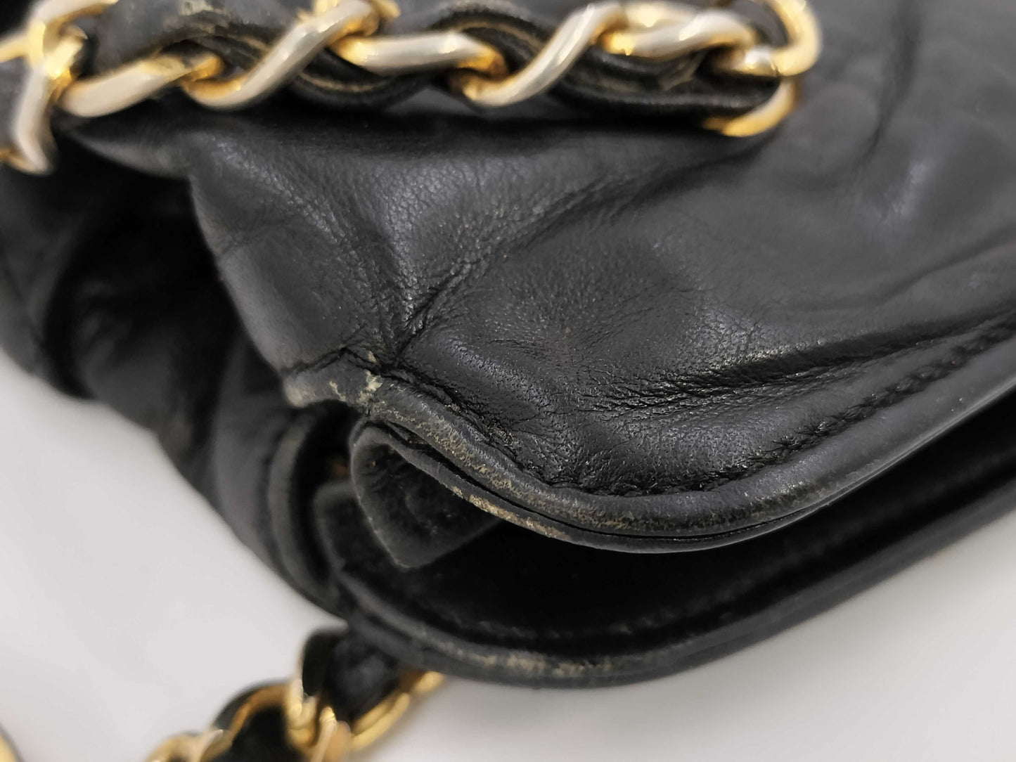CHANEL Lambskin Tote Bag, Black, No. 1