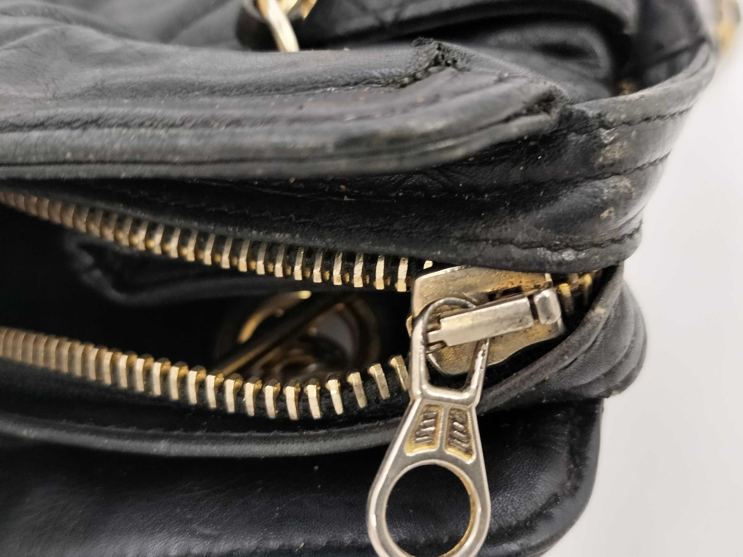 CHANEL Lambskin Tote Bag, Black, No. 1