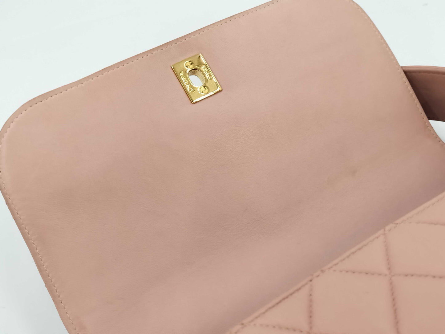 CHANEL Matelasse One-Shoulder Bag, Pink, No. 4