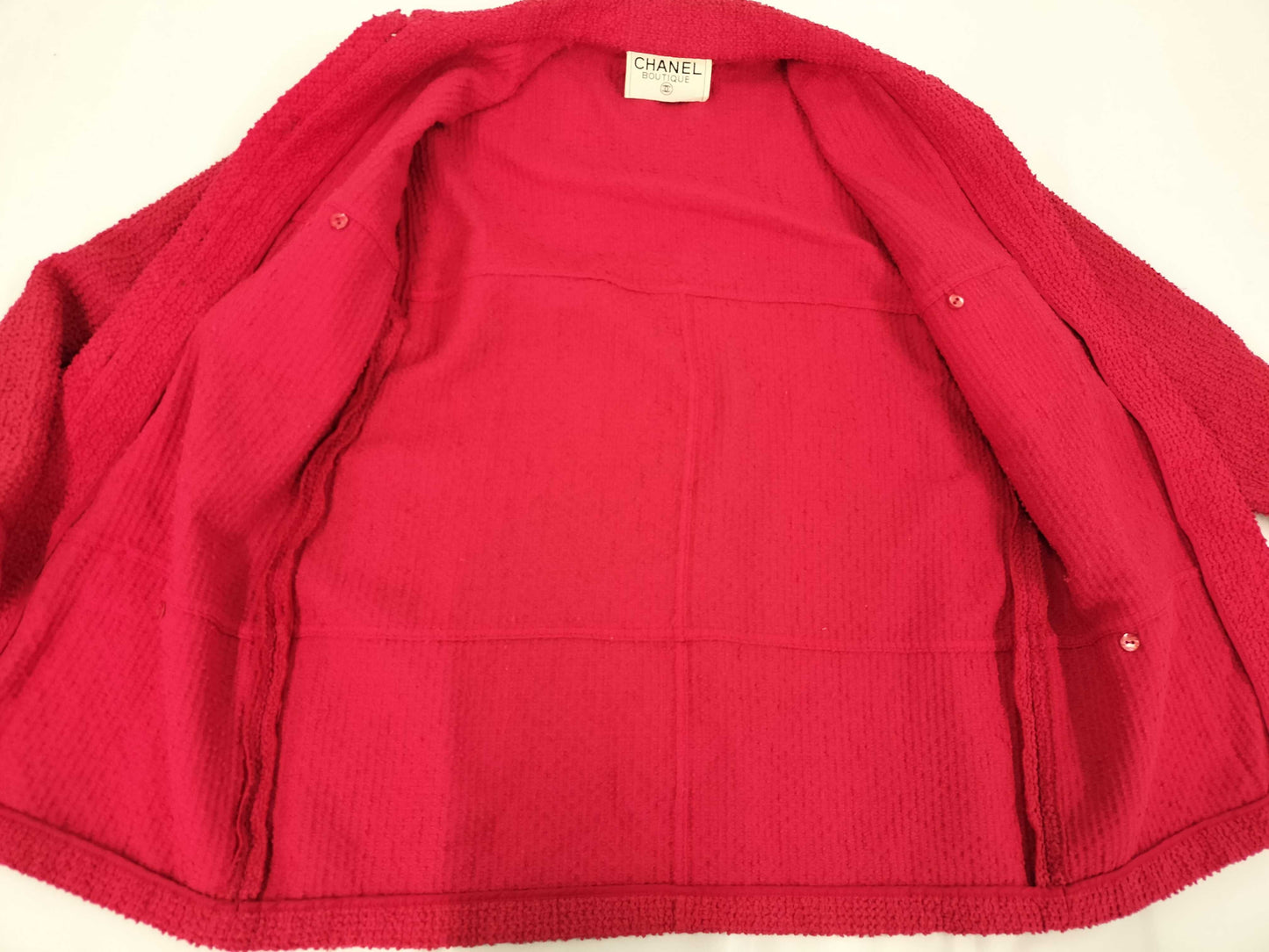 CHANEL 94P Set Size 38 Jacket and Pants Tweed Other Apparel