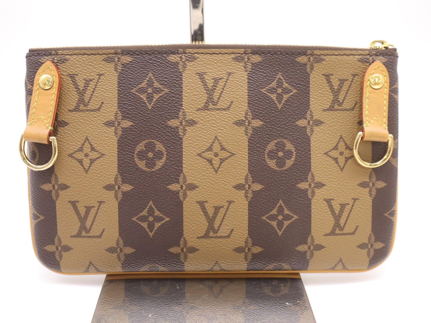 LOUIS VUITTON M45965 LV Squared Trio Messenger Bag, RFID Verified, No Serial Tag, Includes 2 Pouches, Shoulder Strap, and Dust Bag