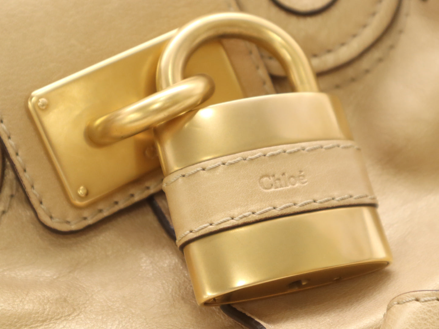 Chloe Paddington 2-way handbag with padlock and key