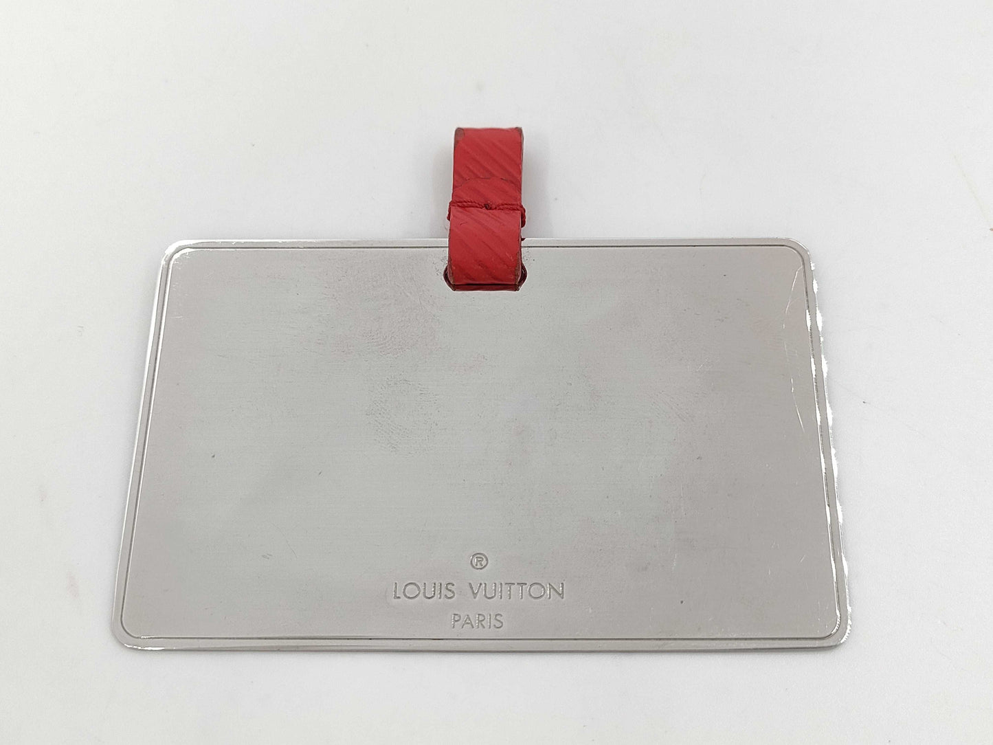 LOUIS VUITTON Twist MM Chain Shoulder Bag in Red with Silver Hardware and Epi Leather, M50523 FL3166, Mirrored Shoulder Bag