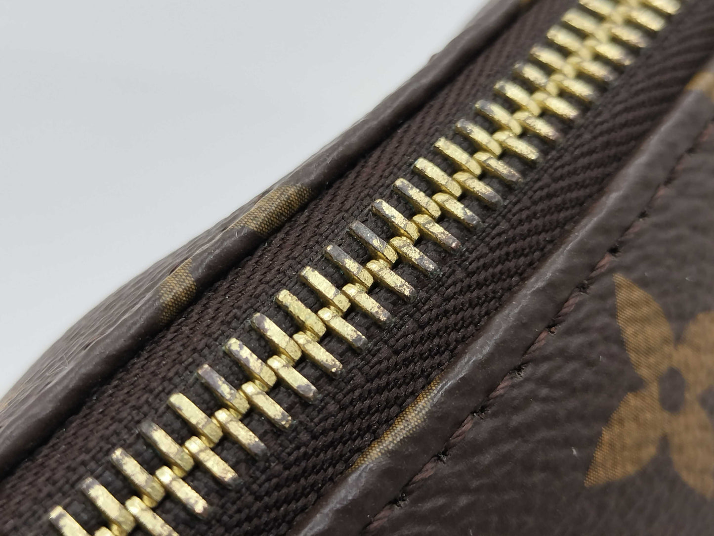 LOUIS VUITTON Tournelle PM 2-way Handbag in Brown Noir with Gold Hardware and Monogram Canvas, M44057 MB2137 Tote Bag