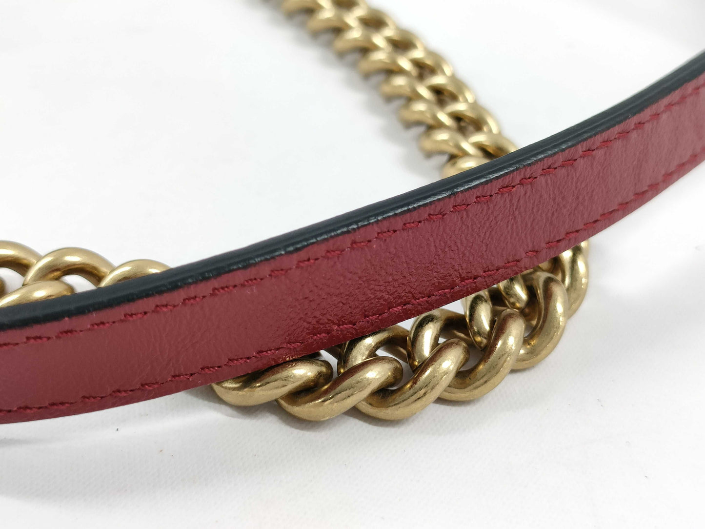 GUCCI GG Marmont Quilted Small Shoulder Bag in Black, Red, and Gold Hardware with Leather, 443497, Dust Bag, Shoulder Bag