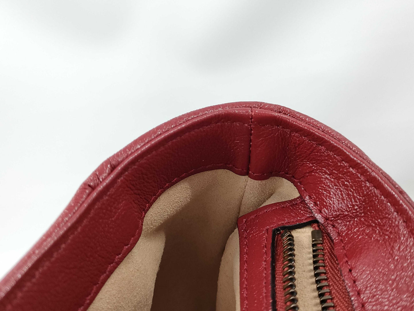 GUCCI GG Marmont Quilted Small Shoulder Bag in Black, Red, and Gold Hardware with Leather, 443497, Dust Bag, Shoulder Bag