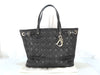 Christian Dior Cannage Panarea Tote Bag with G Hardware, Black