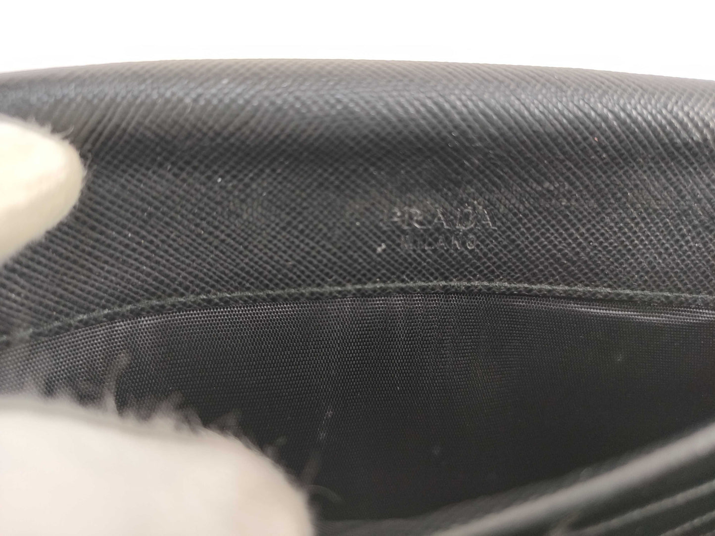 PRADA Saffiano Ribbon Long Wallet