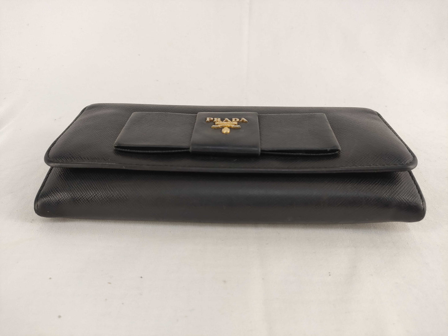PRADA Saffiano Ribbon Long Wallet
