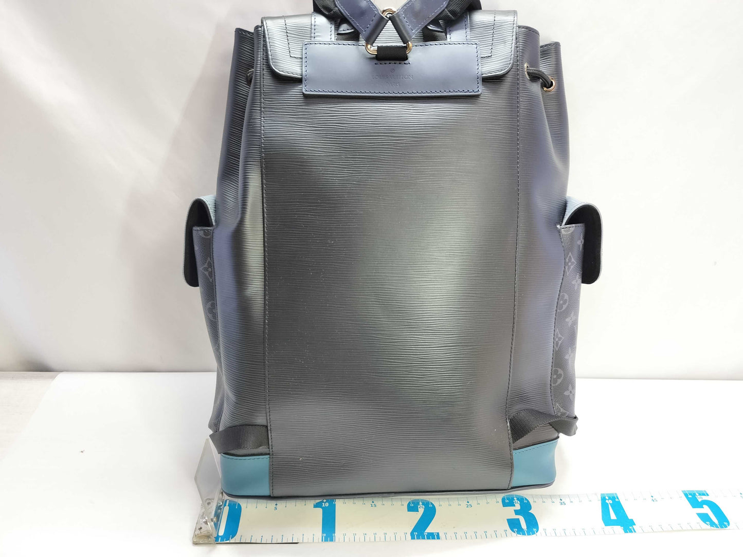 LOUIS VUITTON Christopher PM Epi Monogram Eclipse Backpack M53424