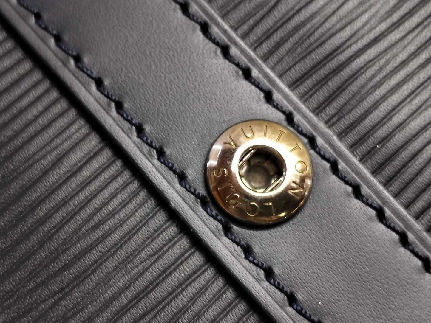 LOUIS VUITTON Christopher PM Epi Monogram Eclipse Backpack M53424