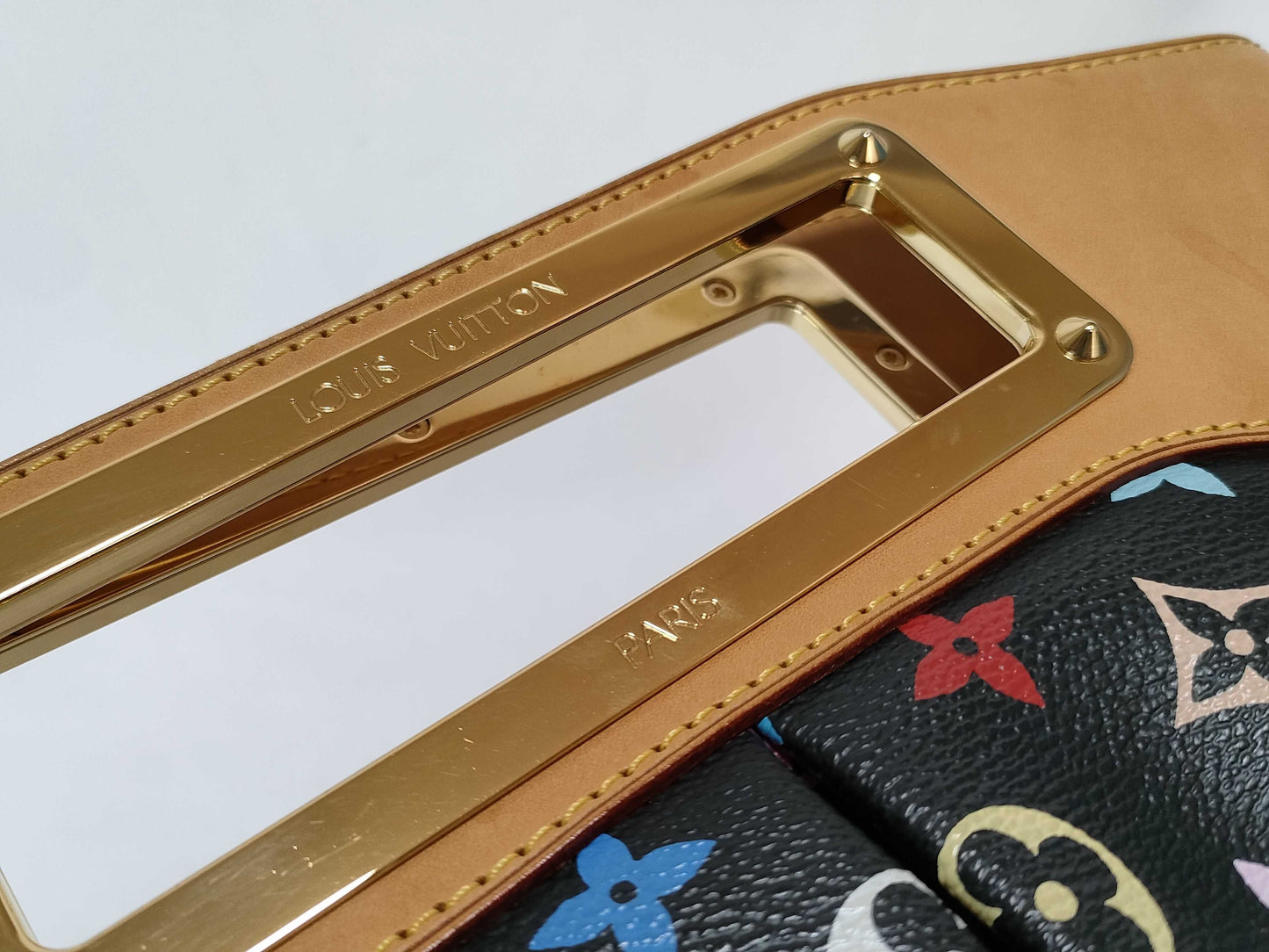 LOUIS VUITTON M40256 Monogram Multicolore Judy MM Monogram Multicolore Noir M40256 Shoulder Bag