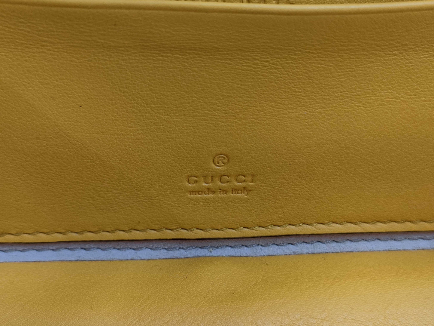GUCCI G Stitch Shoulder Bag