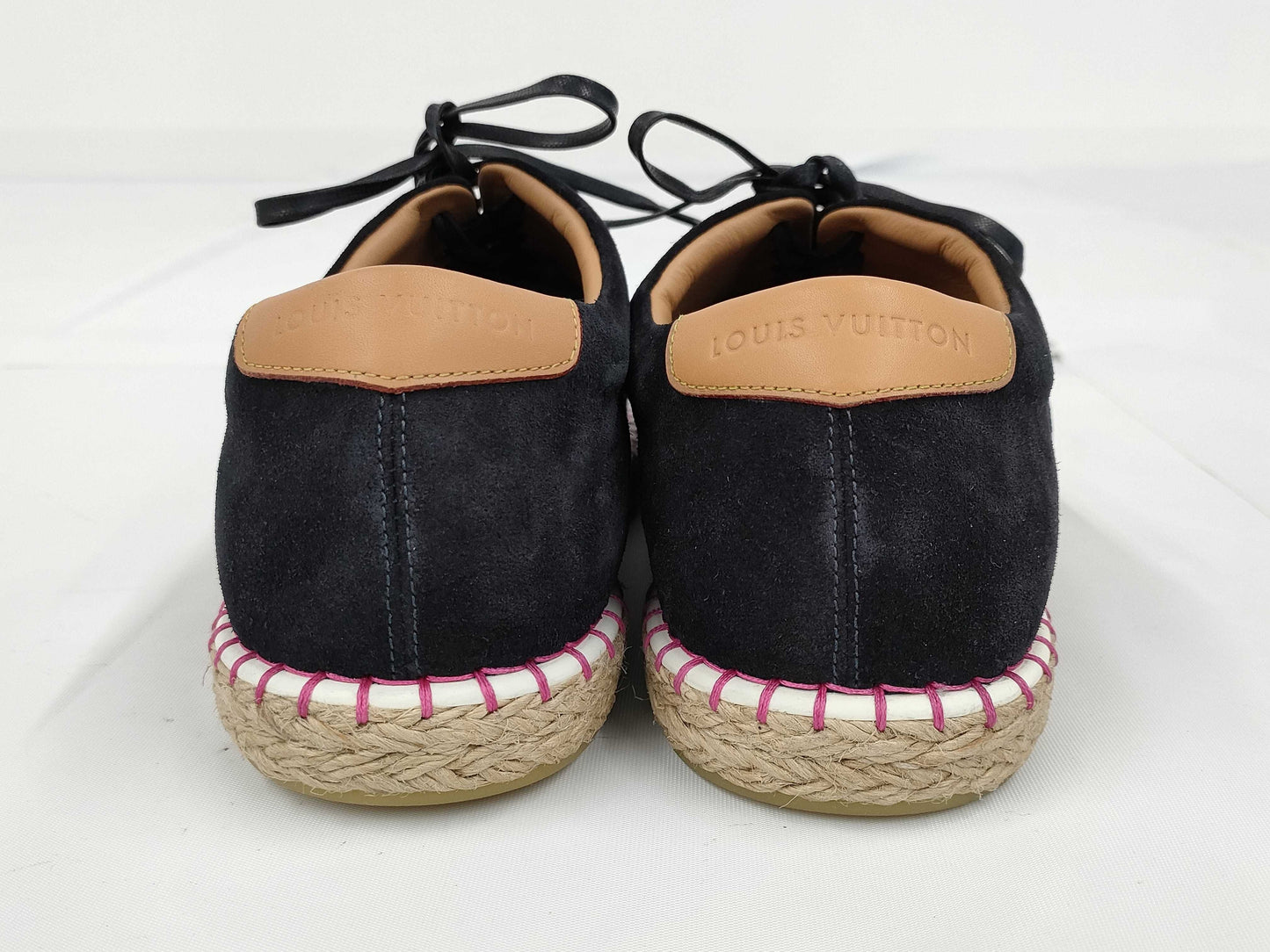 LOUIS VUITTON deck shoes suede size 7 loafers