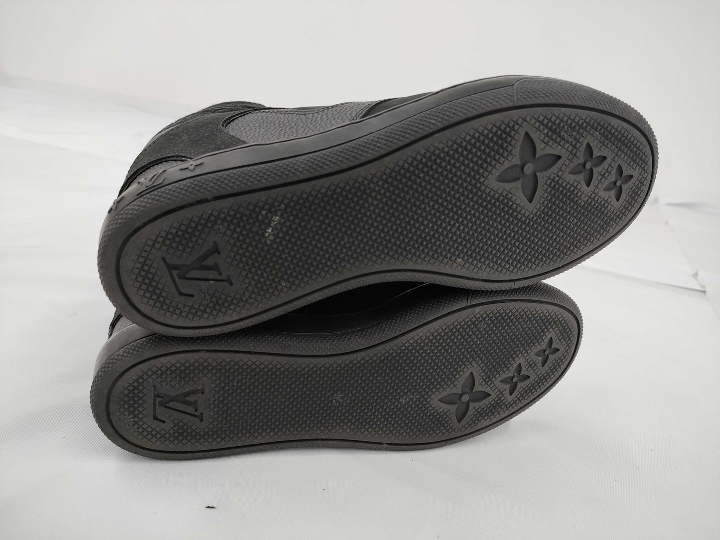 LOUIS VUITTON Monogram Mini High-Top Sneakers size 35.5 Sneakers