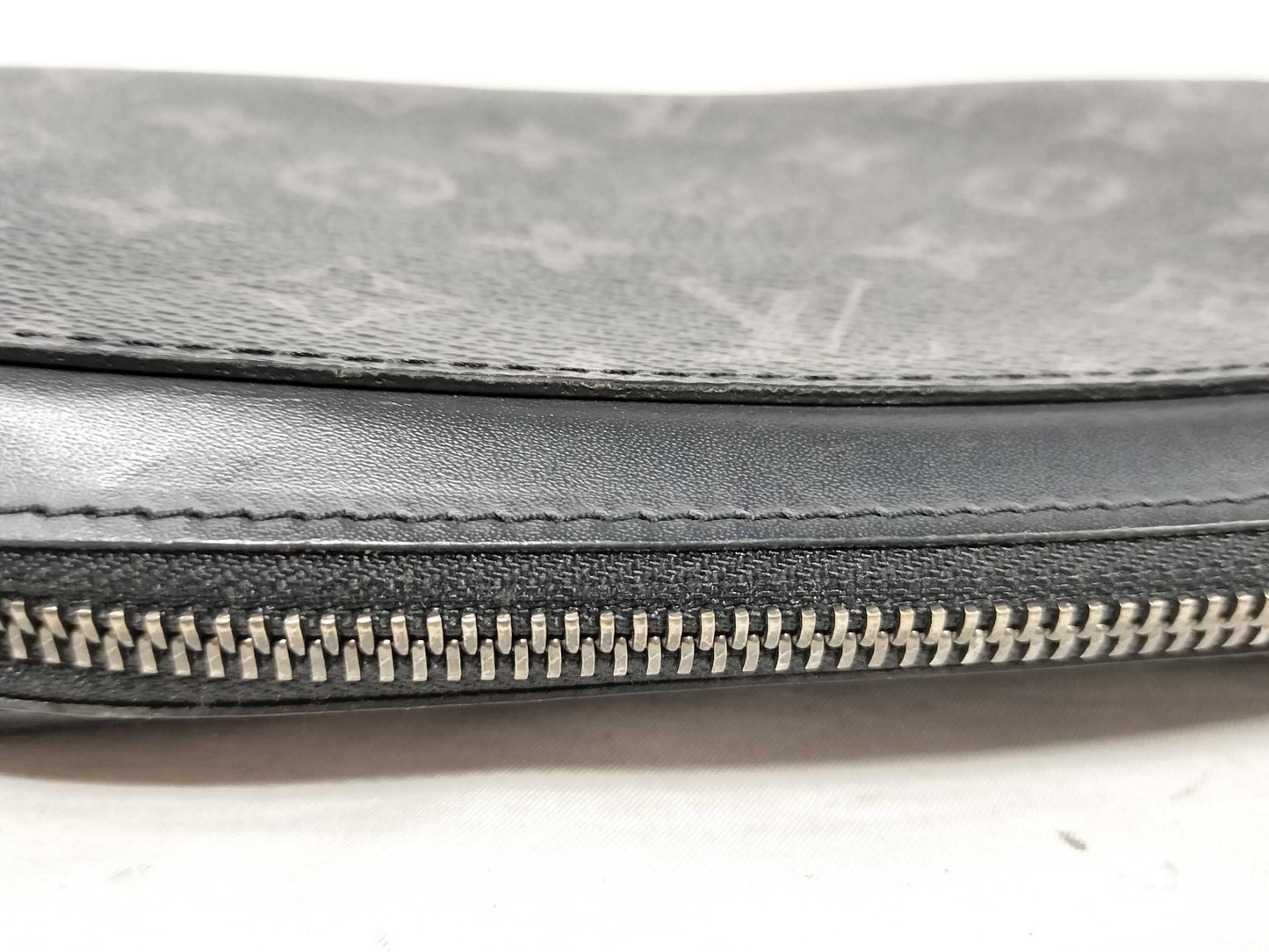 LOUIS VUITTON M61698 Monogram Eclipse Zippy XL M61698 CA3199 Wallet/Second Bag