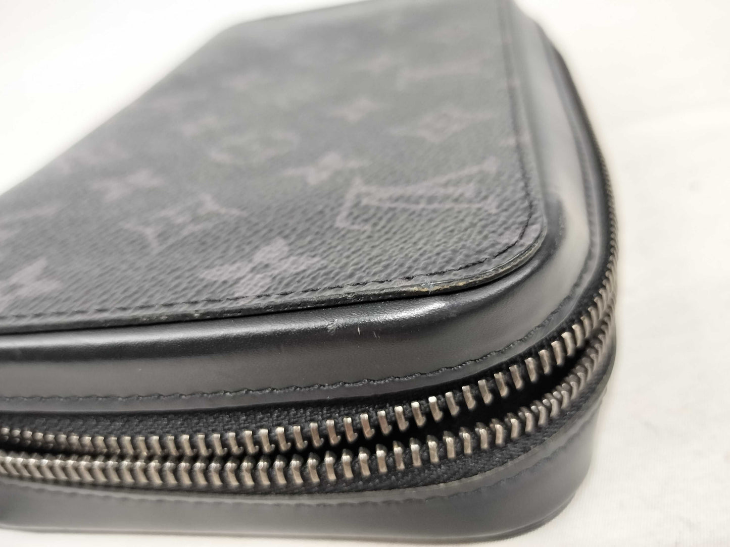 LOUIS VUITTON M61698 Monogram Eclipse Zippy XL M61698 CA3199 Wallet/Second Bag