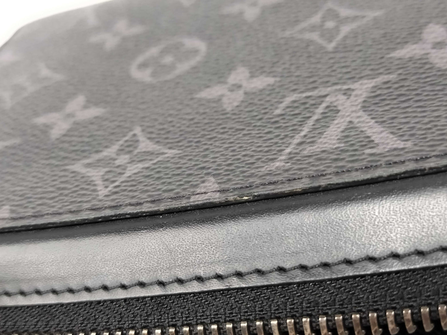 LOUIS VUITTON M61698 Monogram Eclipse Zippy XL M61698 CA3199 Wallet/Second Bag