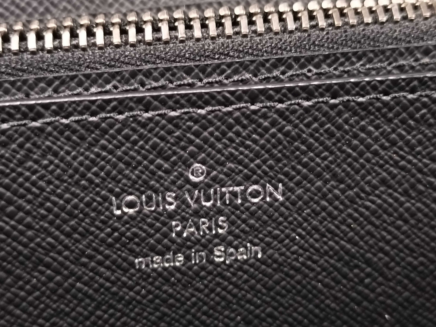 LOUIS VUITTON M61698 Monogram Eclipse Zippy XL M61698 CA3199 Wallet/Second Bag