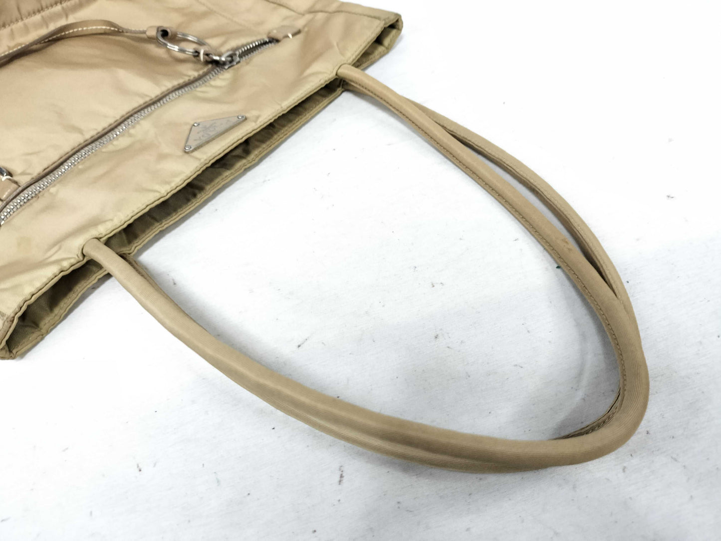 PRADA nylon PRADA enamel tote bag