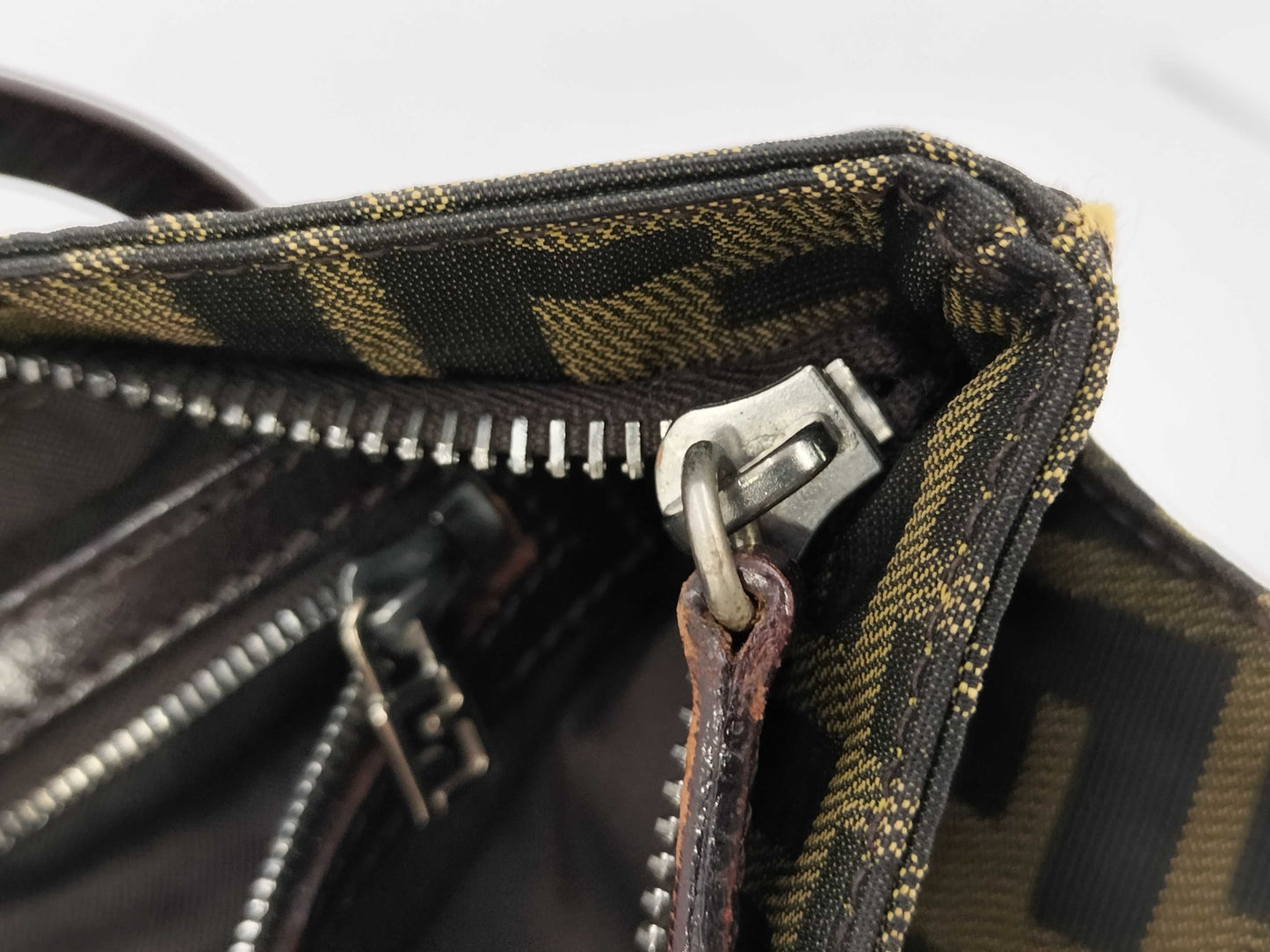 FENDI FF hardware Zucca tote bag
