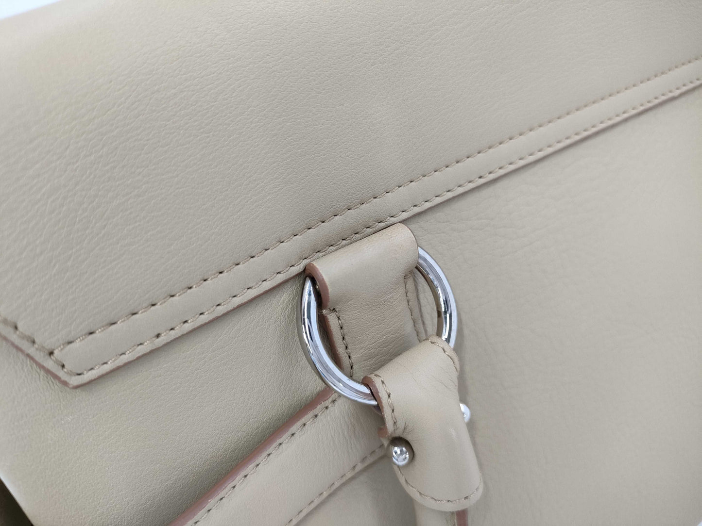 Salvatore Ferragamo Gancini hardware handbag