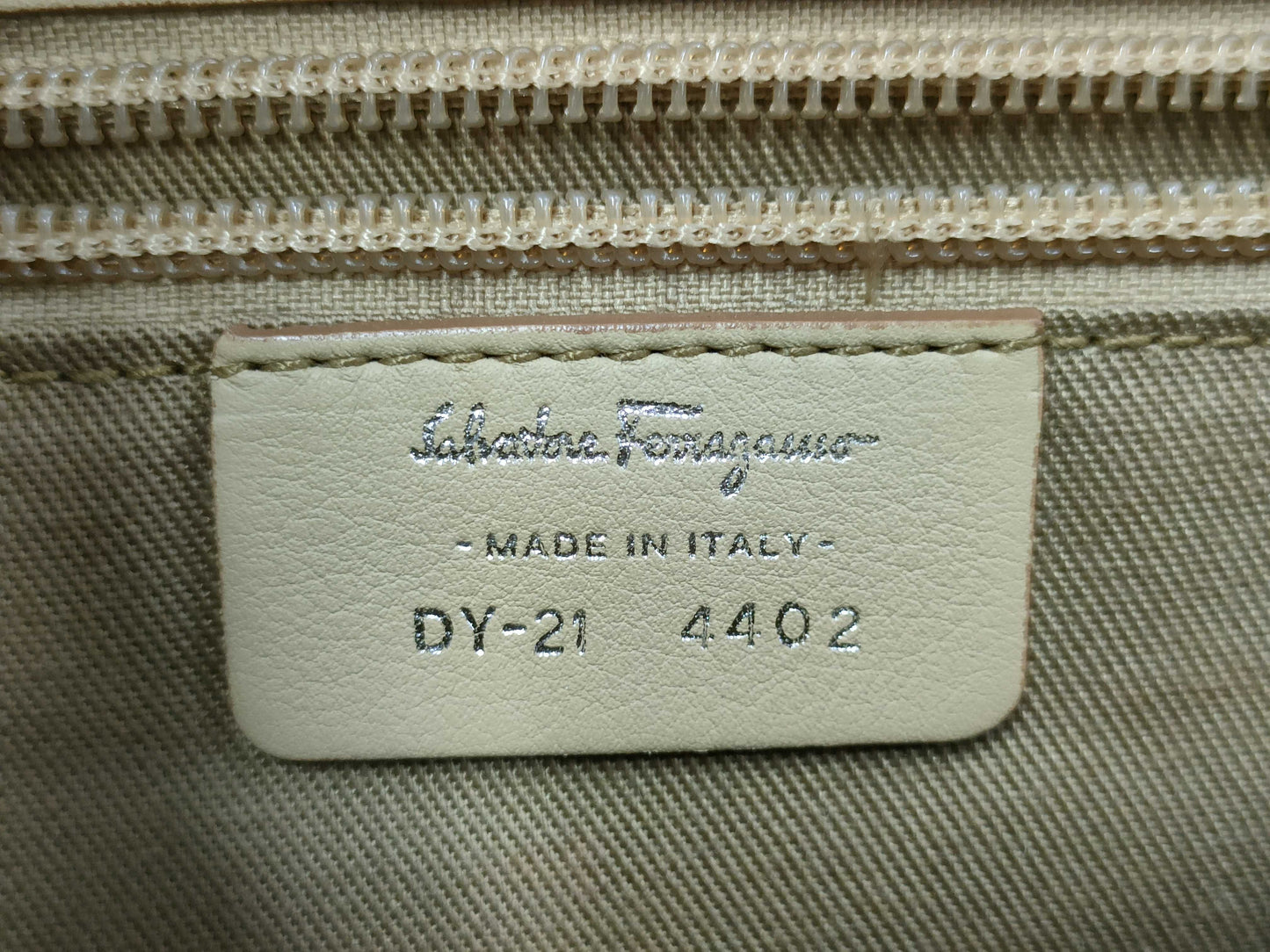 Salvatore Ferragamo Gancini hardware handbag