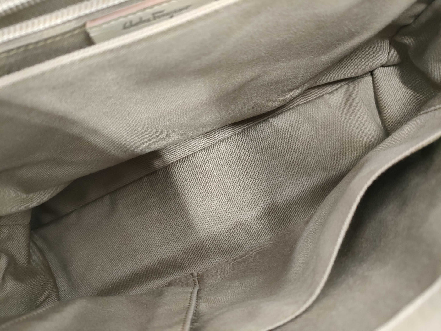 Salvatore Ferragamo Gancini hardware handbag