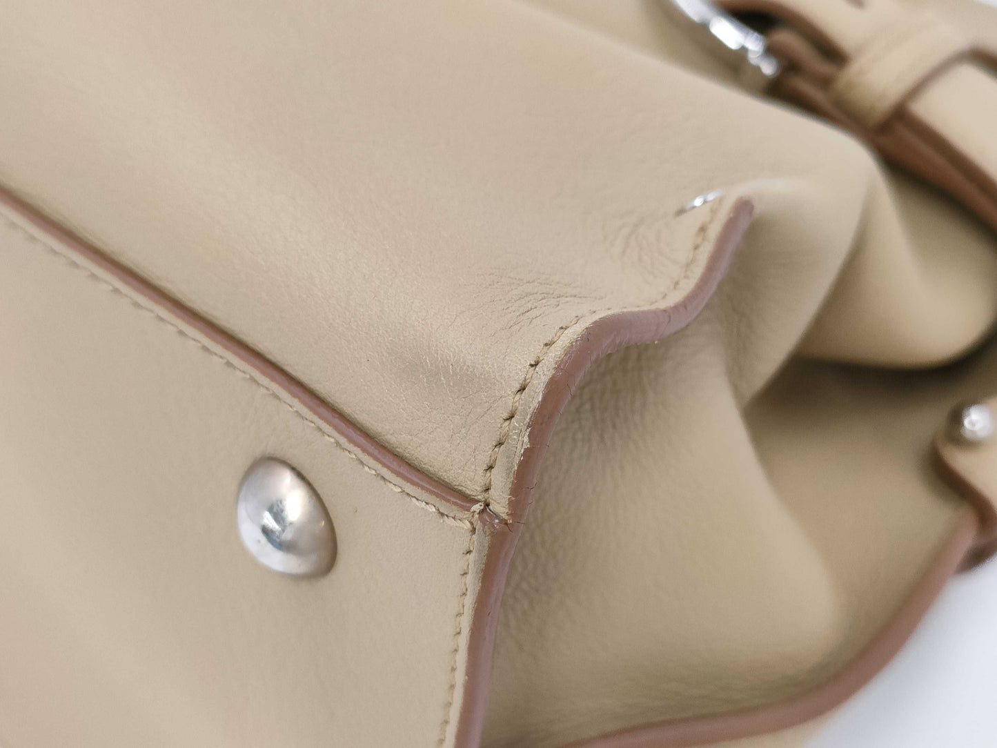 Salvatore Ferragamo Gancini hardware handbag