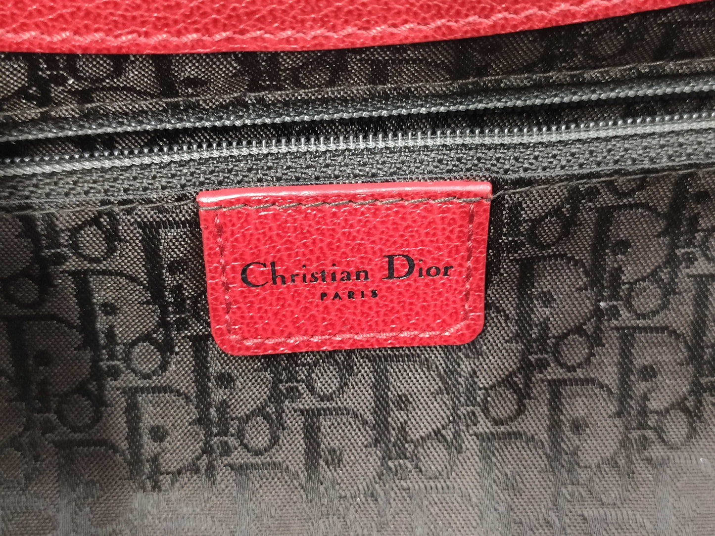Dior Leopard Print Harako Handbag Handbag